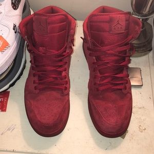 air jordan 1 red suede